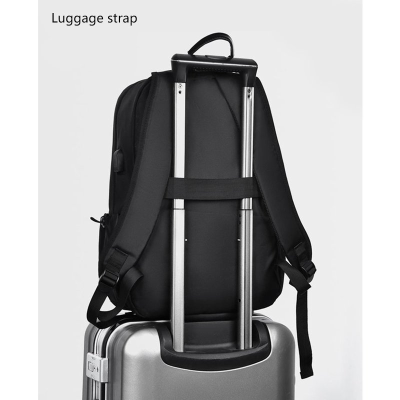 Large Capacity Ultra Light Multi-Functional Reflective Nylon Laptop Backpack Waterproof College Student Bag