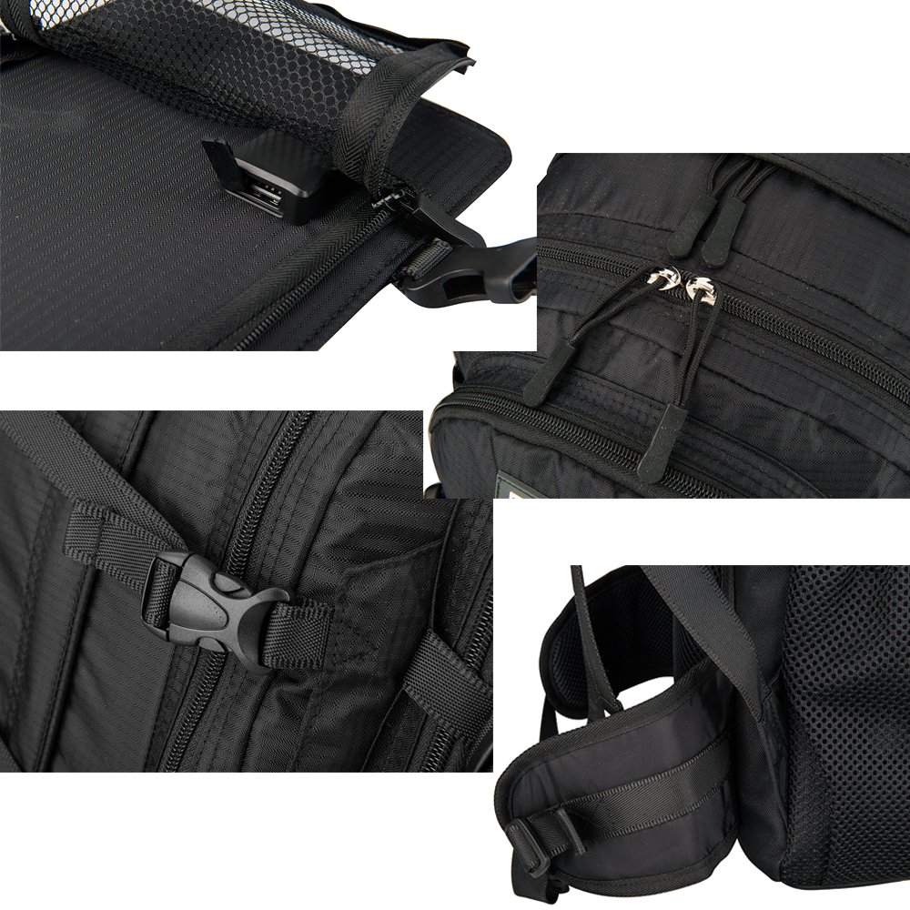 World's Strongest Solar Panel Backpack for Charging Smartphones and All USB-Devices on The go 15L Volume and 15'' Laptop Co