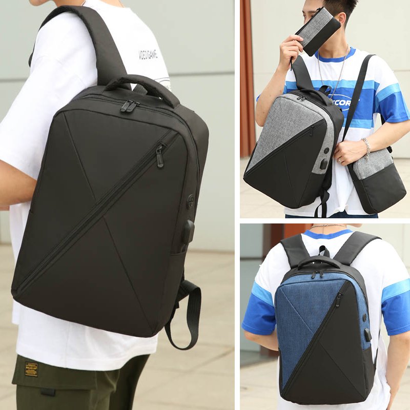 Classic 3 pcs Laptop Outdoor School Backpack Bag 3pcs Set