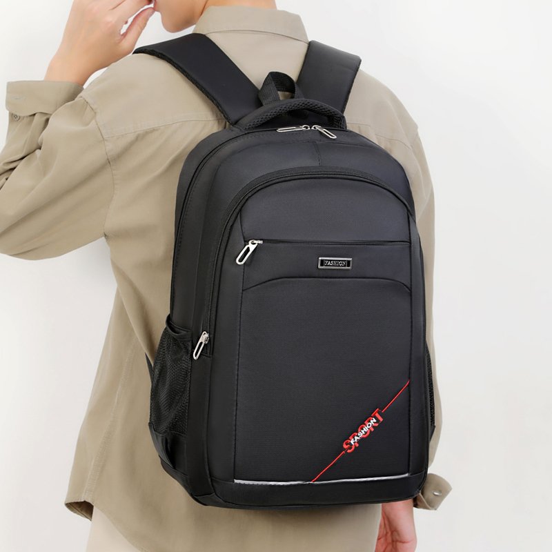 New fashion shoulders soft business leisure can be fixed multicolor custom logo zipper casual backpack
