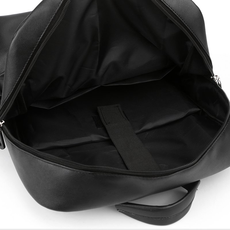 High quality 15.6 inch business computer bag custom men Waterproof pu Travel teenager Laptop Backpack