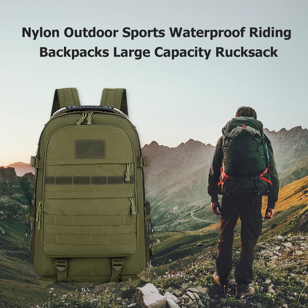 AYPPRO Unisex 40L Multi-Function Tactical Backpack Waterproof Business Laptop Bag Outdoor Sports Mountaineering Shoulder