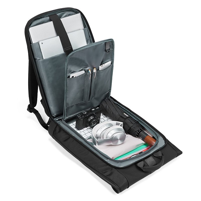 New arrival Factory hot sell new black backpack bag business bagpack men travel waterproof smart laptop backpack