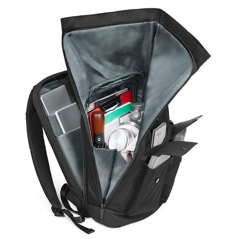 New arrival Factory hot sell new black backpack bag business bagpack men travel waterproof smart laptop backpack