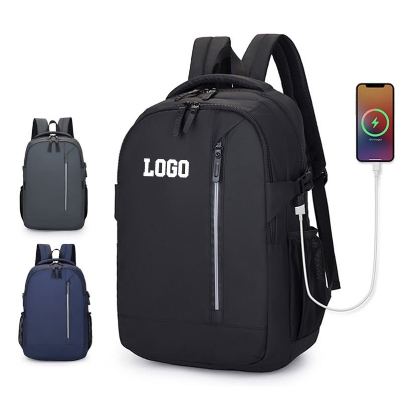 New Laptop Backpack Custom OEM Business Waterproof Leather outdoor laptop backpacks school student bags with usb daily life