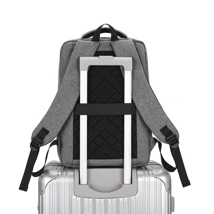 Custom new stylish Business Waterproof Nylon men's usb charger Unisex student school travel laptop bag Backpacks for women