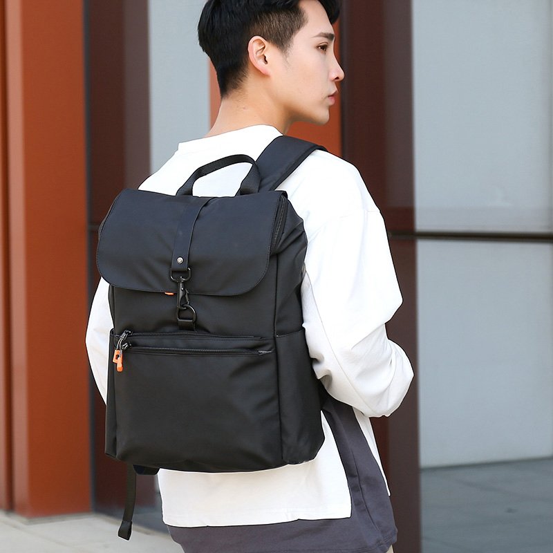 2023 Newly design custom logo coated oxford laptop knapsack waterproof backpack for business