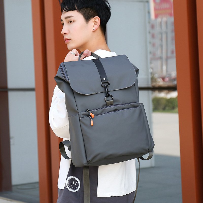 2023 Newly design custom logo coated oxford laptop knapsack waterproof backpack for business