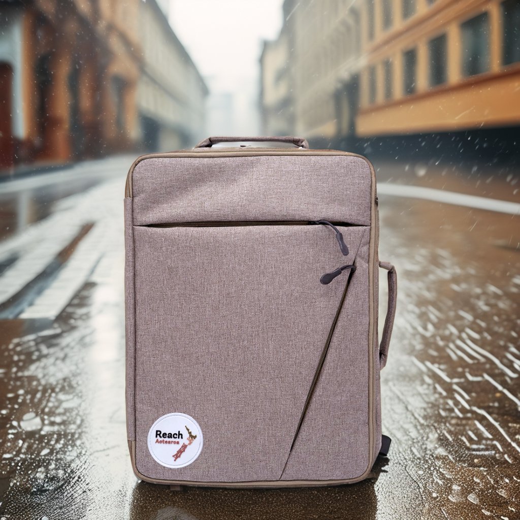 17 Inch Convertible Duffel Backpack Functional 3-Way Carry Waterproof Laptop Backpack with Zipper Closure