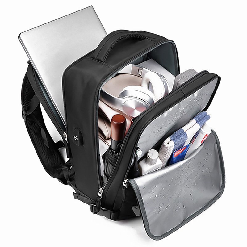 New Design 16 inches Large Capacity Airplane Approved Carry on Laptop Backpack 20-35L Travel Backpack for Women