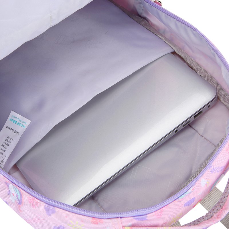 Fashion Printing Middle College School Bags Girls Student Laptop Backpack Lining Zipper Strap Outdoor Leisure Sports Nylon Cute