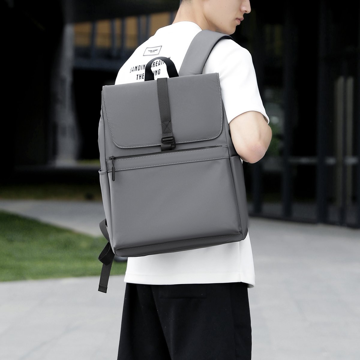 High quality PU backpack laptop business travel mochila bag backpack leisure business laptop backpack