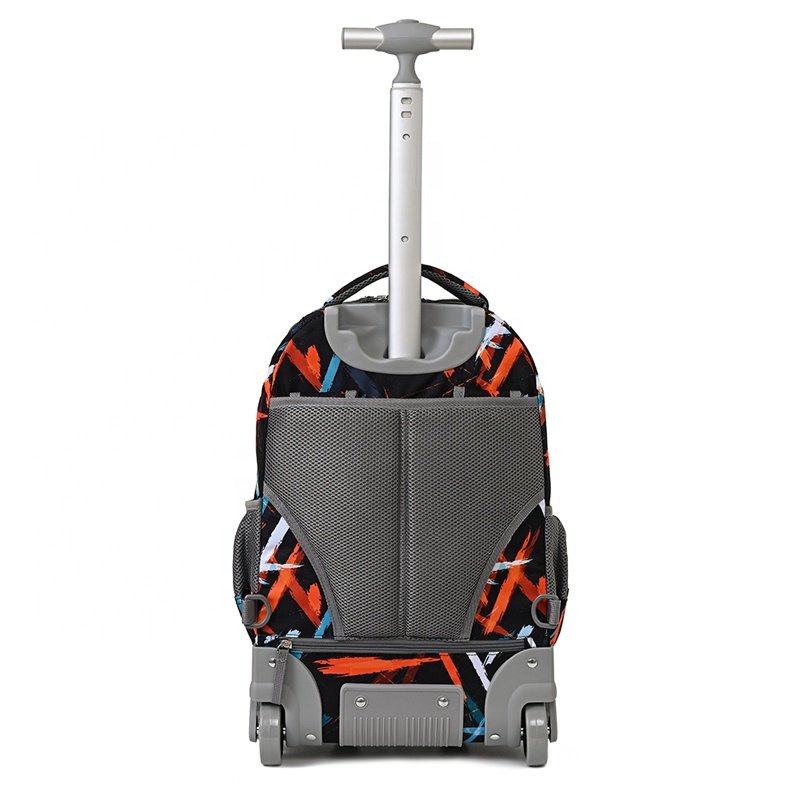 Rolling Backpack 18 inch Wheeled Laptop Backpack School College Student Travel Trip Boys and Girls School Trolley Bag