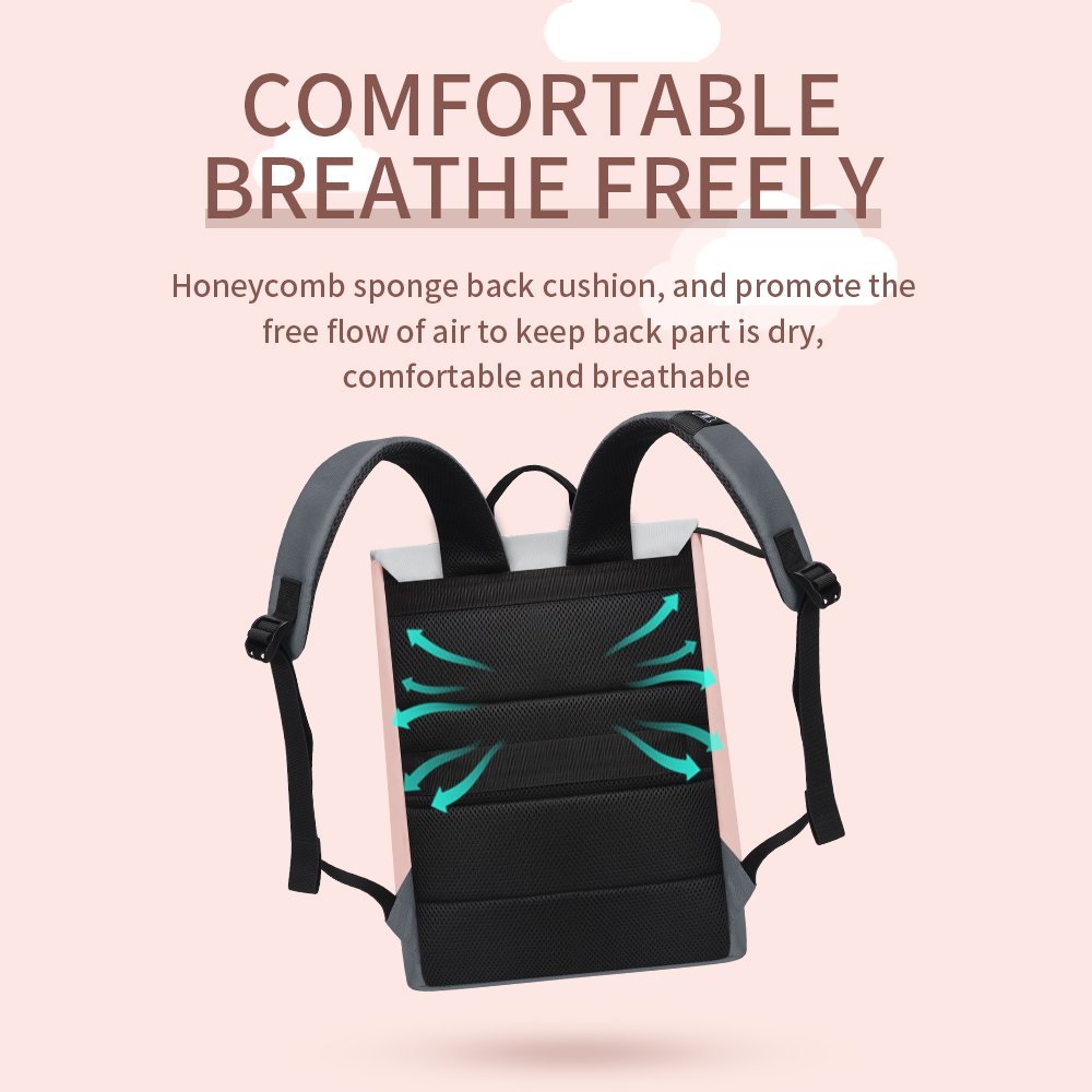 Fashion Waterproof Travel 15 Inch Business Women's Computer Laptop Luxury Design Backpack Bag For Ladies Women Female