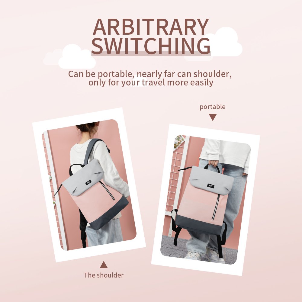 Fashion Waterproof Travel 15 Inch Business Women's Computer Laptop Luxury Design Backpack Bag For Ladies Women Female