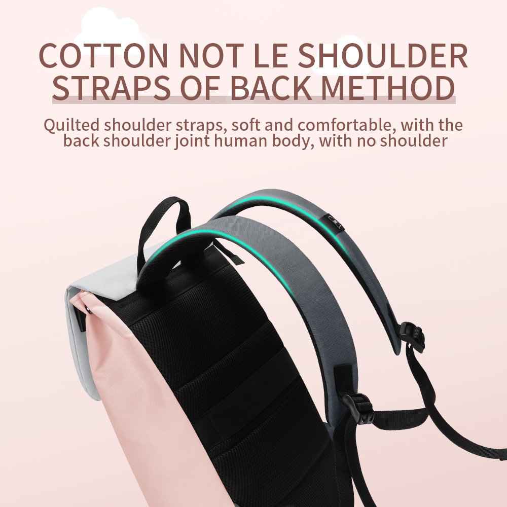 Fashion Waterproof Travel 15 Inch Business Women's Computer Laptop Luxury Design Backpack Bag For Ladies Women Female