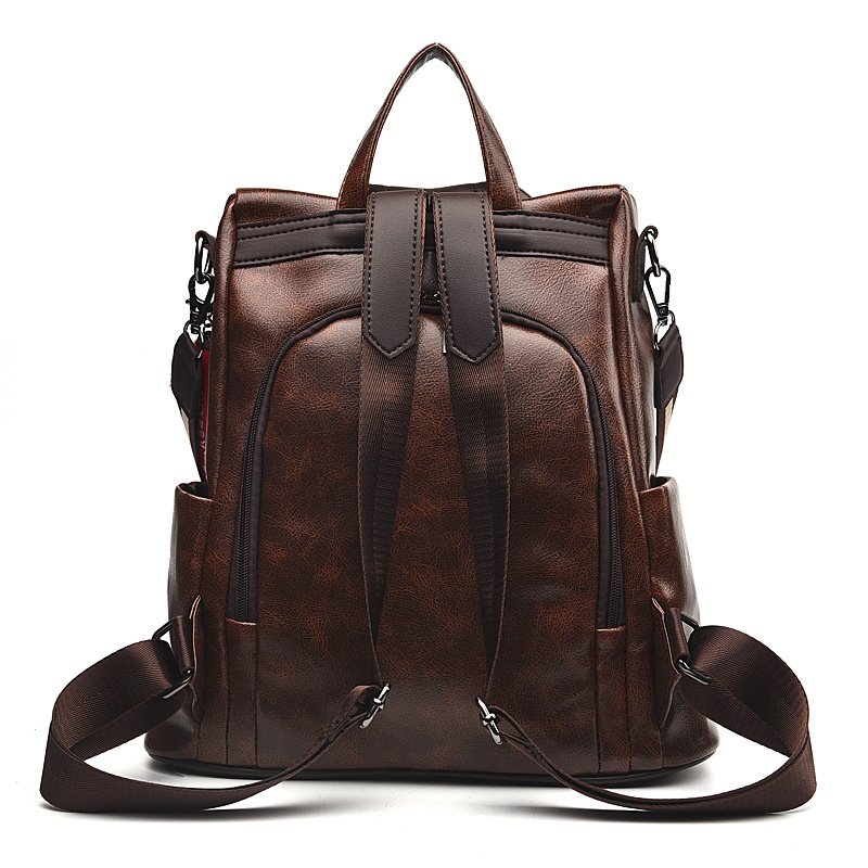 2024 Fashion latest designers ladies shoulder bags girls school bags leather women's laptop backpacks