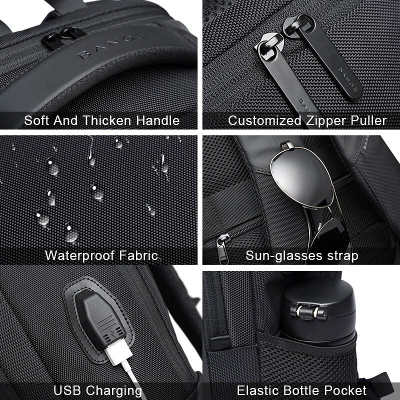 Factory hot sell cheap wholesale usb custom men waterproof travel men backpack bag casual sports laptop backpacks