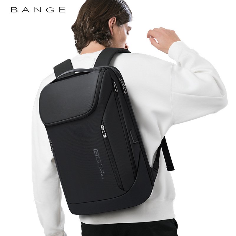 Hot Sell Bange Wholesale Business Usb Polyester Custom Waterproof Backpack Bag Men Laptop Backpacks