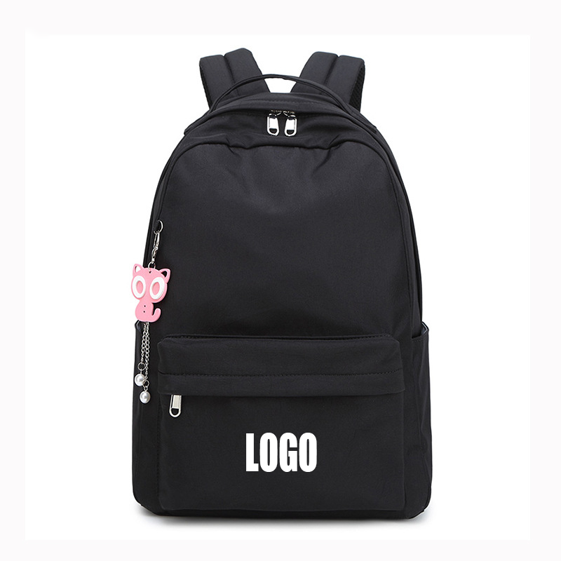 Hot Selling Teens Black Backpack School Bags Girls Cute Backpack For Kids School Bags For Girls School Backpacks Custom Bags
