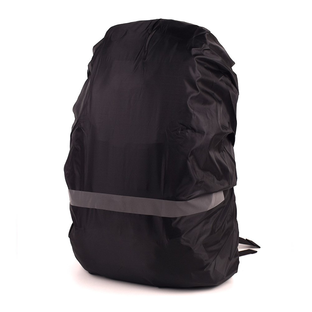 Large Size Custom Print Waterproof Reflective Stripe Nylon Laptop Backpack Rain Cover For School Bags