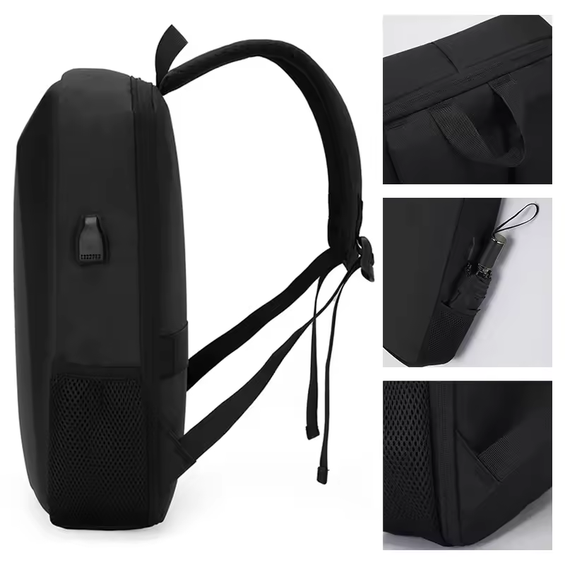 2024 Custom Logo Waterproof Business Computer Laptop Bag for Men Usb Charging Laptop Backpack