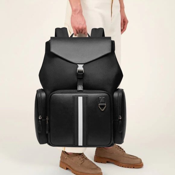 Sport Casual Men Backpacks Designer School Back Pack with Small MOQ Luxury Custom Logo Large Capacity Black Waterproof Softback