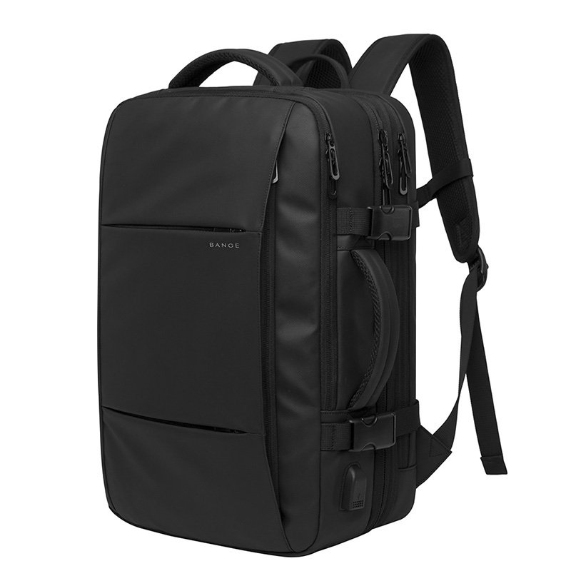 Promotional Custom Logo Nylon Oxford Gym Travel Bag Hand Luggage Laptop Backpack For Men With USB