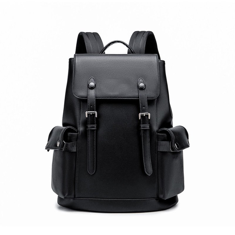 luxury designer backpack custom logo men's waterproof casual sports backpacks new pu custom vegan leather laptop backpacks