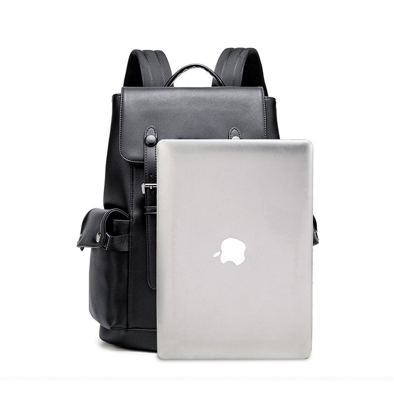 luxury designer backpack custom logo men's waterproof casual sports backpacks new pu custom vegan leather laptop backpacks