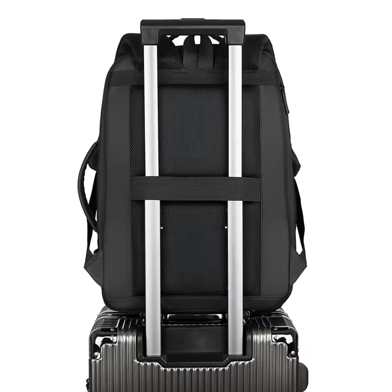 High Quality Expandable Business Travel USB Trip Custom Logo Oxford Polyester Fabric Laptop Backpack For sale