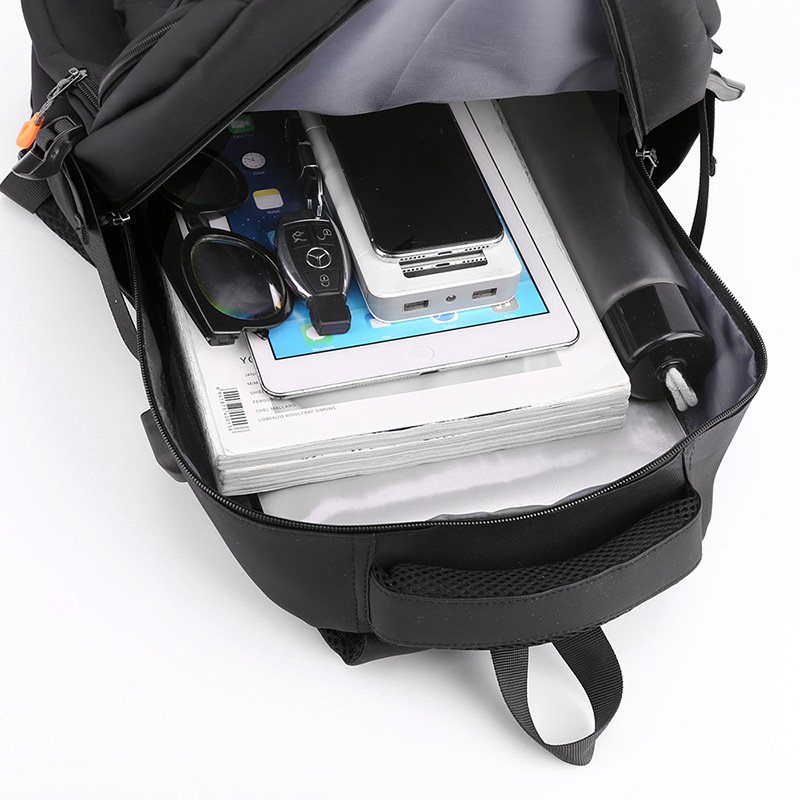 Large-Capacity Casual Business Travel Bag Fashion Cool Travel Student School Laptop Backpack Multi-Pocket Breathable Water