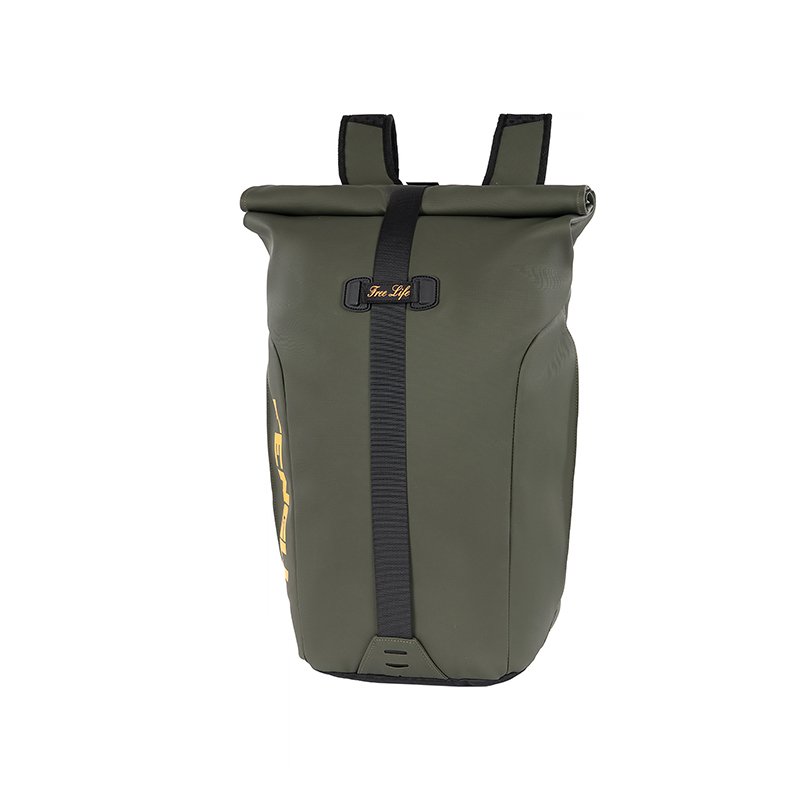 New High capacity Computer compartment custom logo minimalist high quality roll top rolling backpack