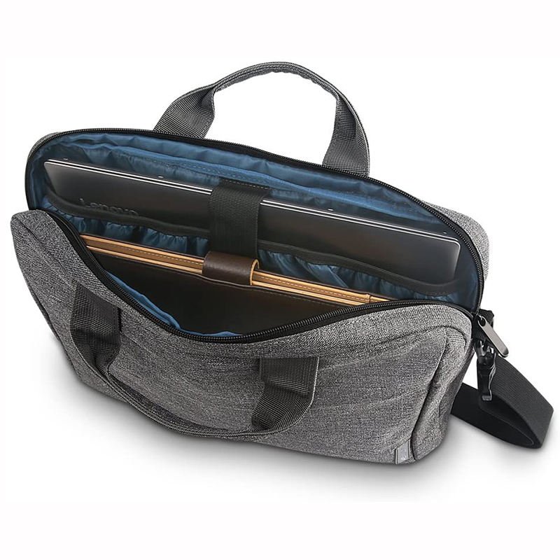 New Men's Business Casual Single-shoulder Laptop Backpack Solid Color Large Capacity Notebook Messenger Bag Portable Briefcase