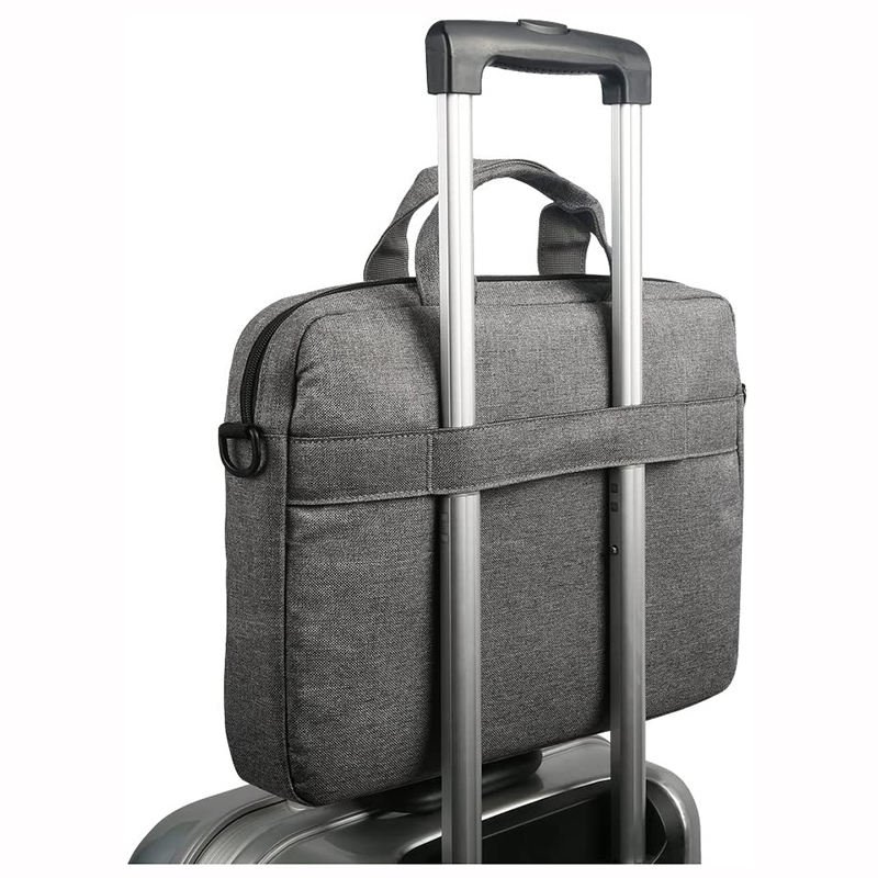 New Men's Business Casual Single-shoulder Laptop Backpack Solid Color Large Capacity Notebook Messenger Bag Portable Briefcase