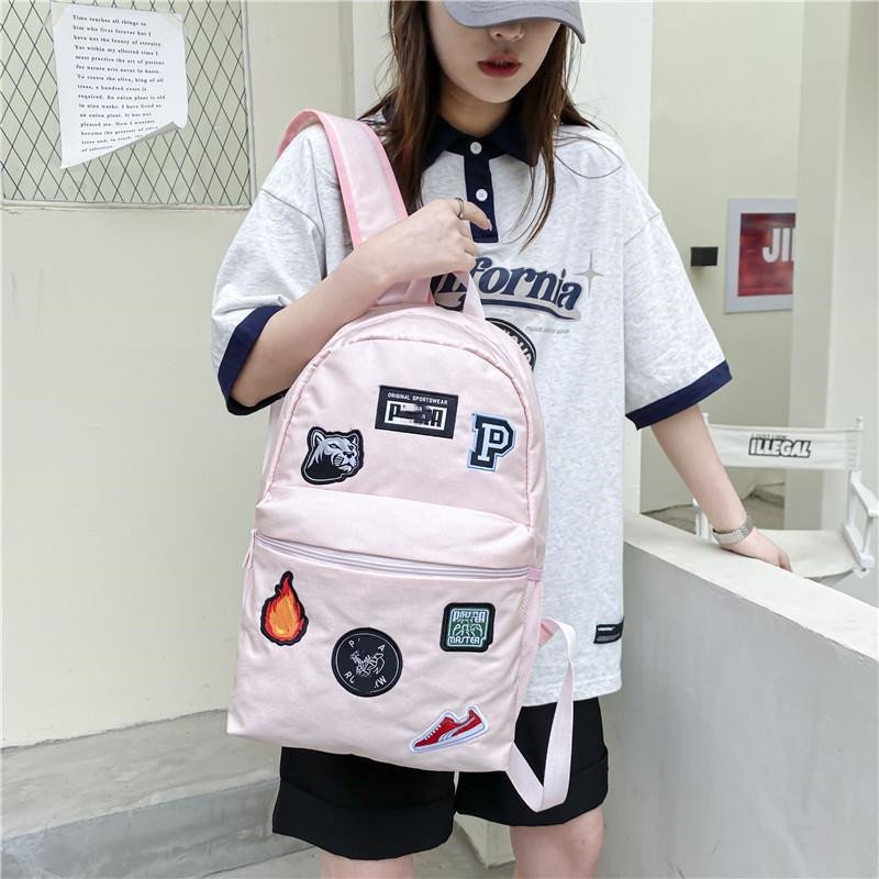 SA116 Badge Laptop Fashion Custom School Girl Backpacks Traveling Women's Primary Children Kid for Travel Luxury Laptop Backpack