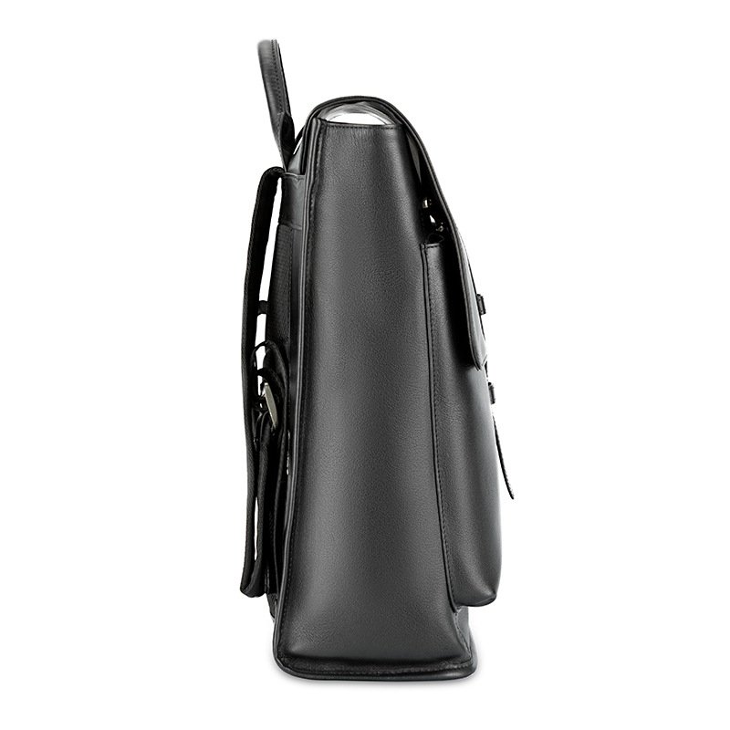 Hot Selling 13inch Fashion Outdoor Commuting Travel Schoolbag Laptop Business Waterproof Mochila PU Leather Backpack