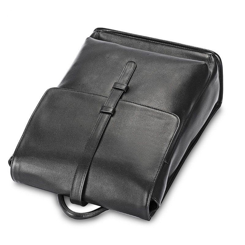 Hot Selling 13inch Fashion Outdoor Commuting Travel Schoolbag Laptop Business Waterproof Mochila PU Leather Backpack