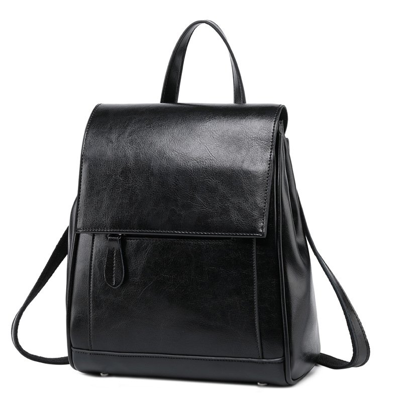 Hot Sale Leather Travel Vintage Pack Trendy Custom Men Leather Backpack Bags Fashion Luxury Waterproof College Women's Backpack