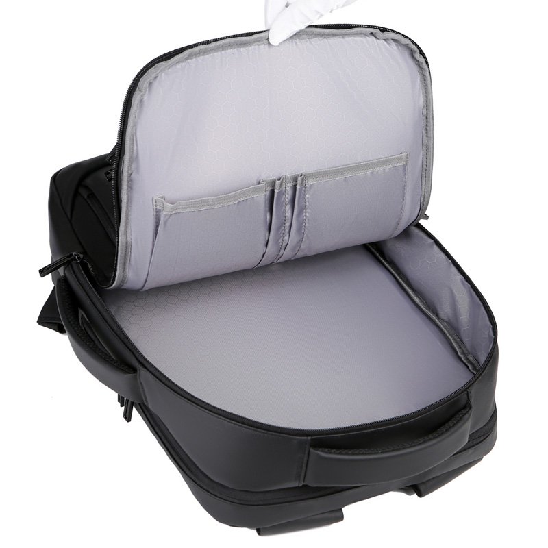 Scientific storage high quality with USB charging port laptop backpack waterproof fabric wearable anti-theft high appearance