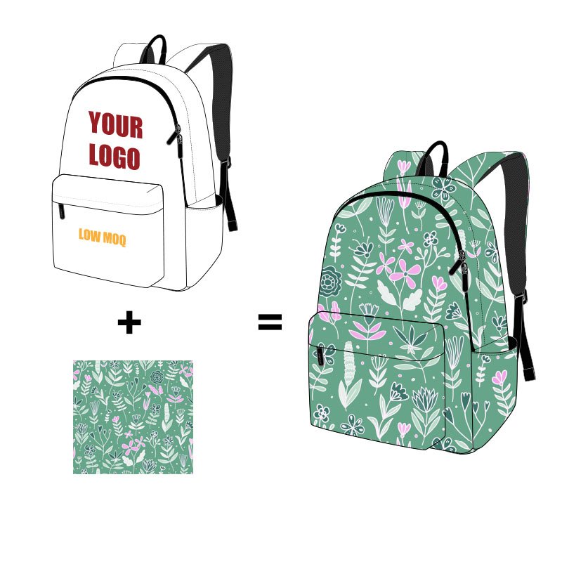 Bestella Brand Custom Lady Elegant Pu Bags Female Daily Bag Small Printed Backpack Laptop Women's Backpacks