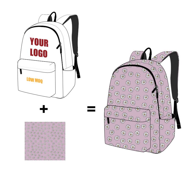 Bestella Brand Custom Lady Elegant Pu Bags Female Daily Bag Small Printed Backpack Laptop Women's Backpacks
