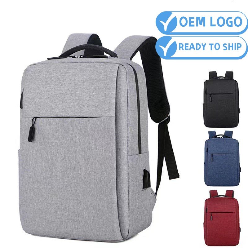 Fashion Waterproof USB Computer Bag Portable Laptop Inner Multi-functional Business Lightweight Travel Laptop Backpack