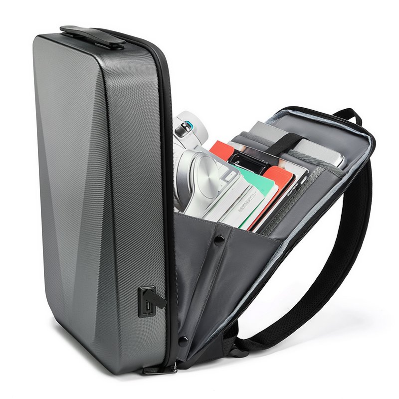 Factory new wholesale men bag laptop school hard shell anti theft bagpack usb waterproof mochila bag laptop backpack