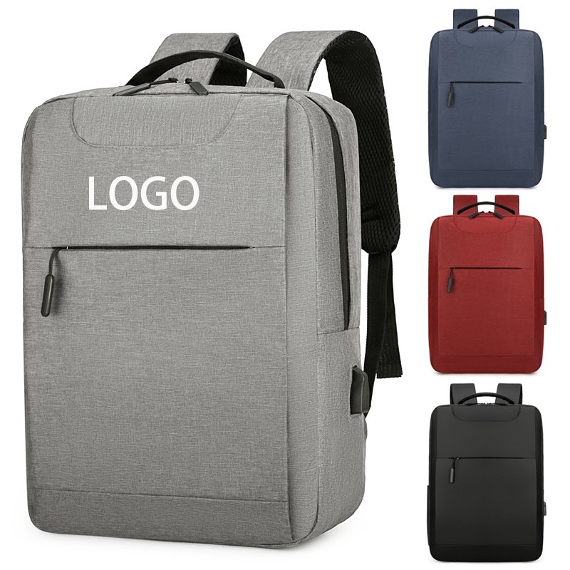 custom logo large travel business backpack with usb port business travel backpack laptop backpack college students waterproof