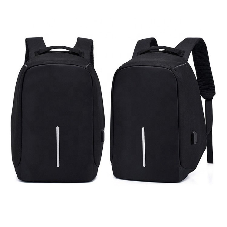 High Quality Stock Anti-theft Travel Computer Bag Polyester Waterproof Laptop Backpack