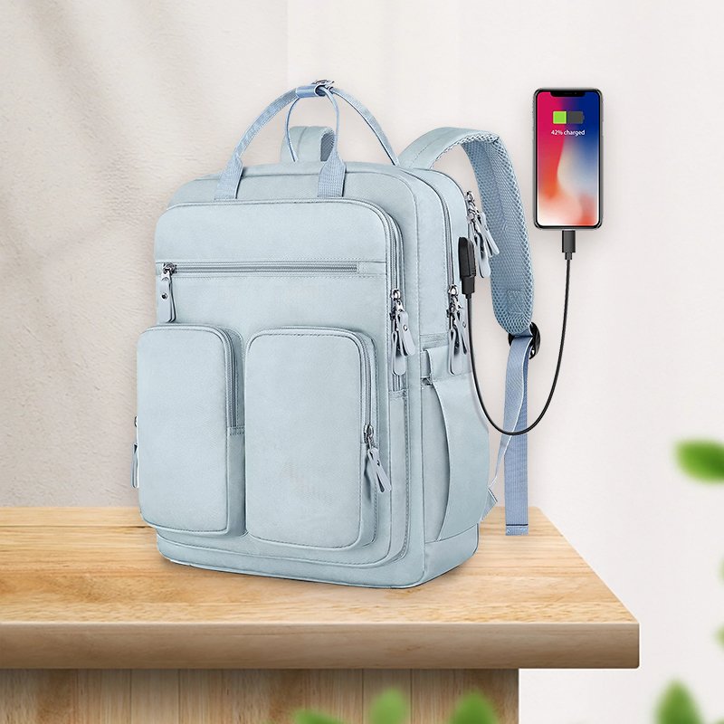 Travel smart capacity fashion computer backpack office laptop backpack usb charging with notebook interlayer backpack bags new