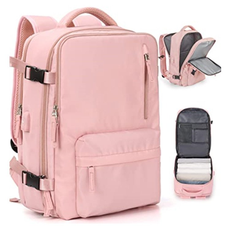 Large Capacity Travel Backpack 14 Inch Laptop Backpack With USB Charging Multi-functional Backpack With Independent Shoes Pocket