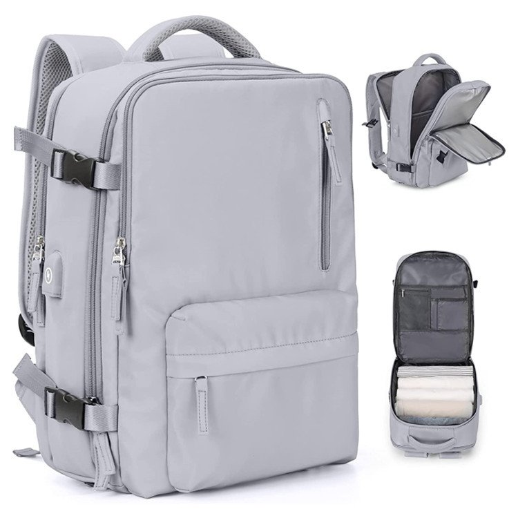 Large Capacity Travel Backpack 14 Inch Laptop Backpack With USB Charging Multi-functional Backpack With Independent Shoes Pocket