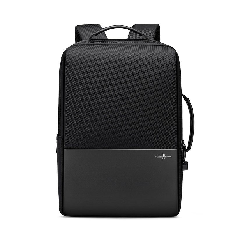 Wholesale Business Simple Laptop Backpack 17 inch Computer Bag USB School Charging Waterproof Travel Backpack Men